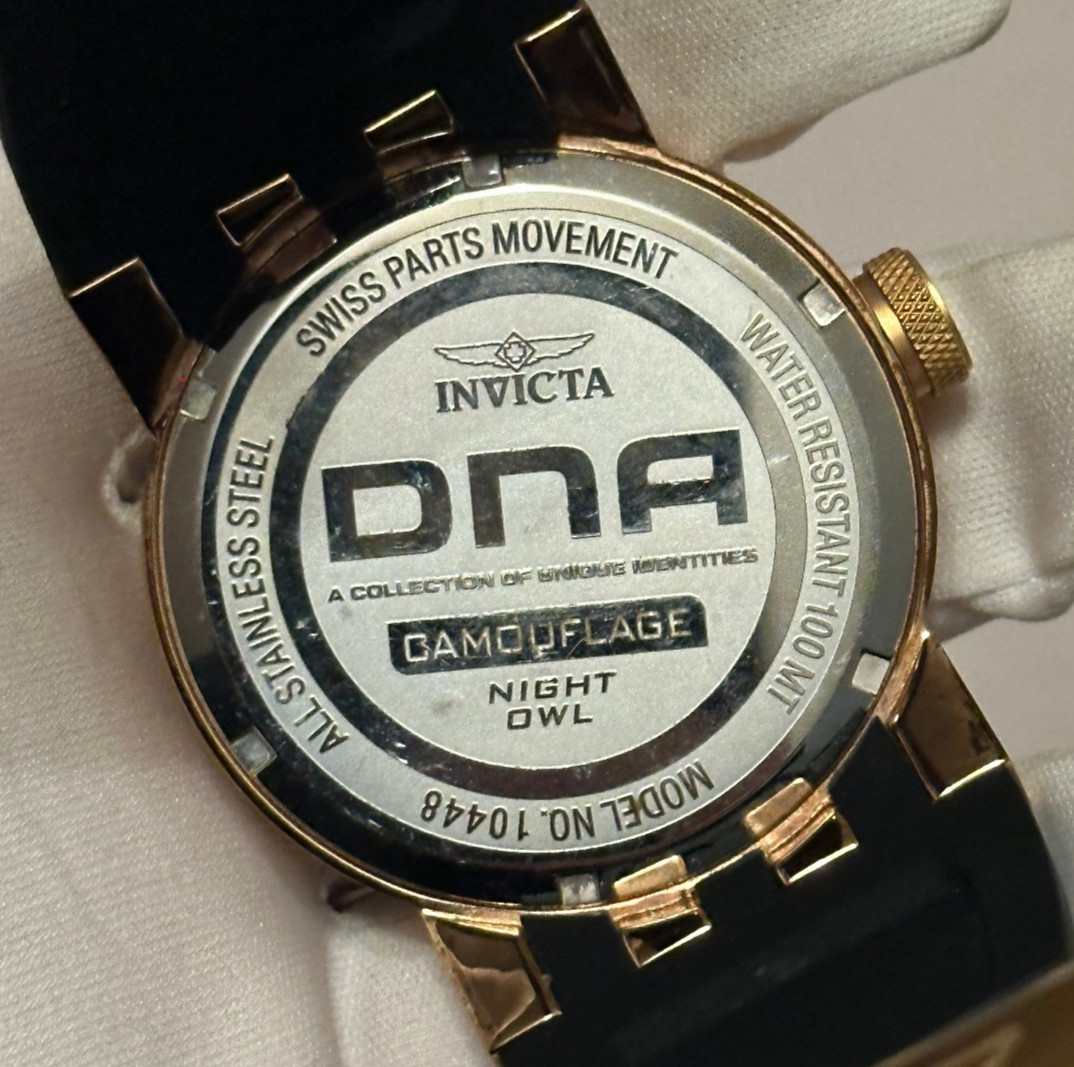 Invicta DNA Camouflage Night Owl Watch (Model 10448) – 46mm *Needs Battery*