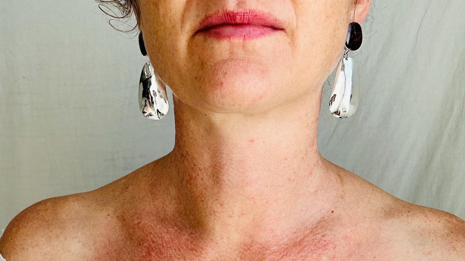 Garnet & Silver Earrings. Hand Crafted Sterling Jewelry. Atelier Aadya. 2122