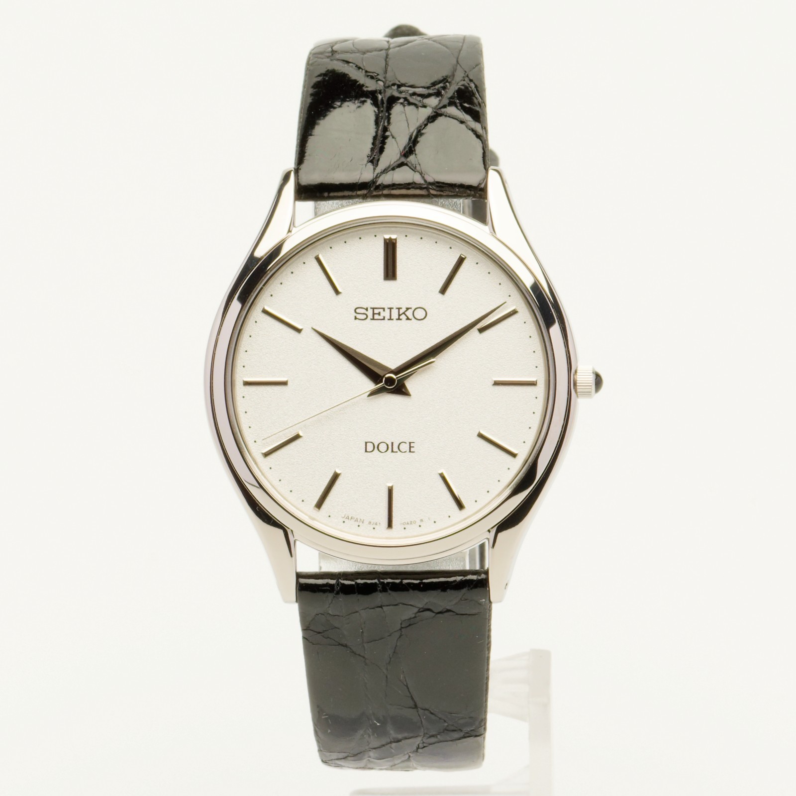 [NOS w/ BOX & PAPER] SEIKO Dolce 8J41-0AJ1 SACM171 32mm White Quartz Men’s Watch