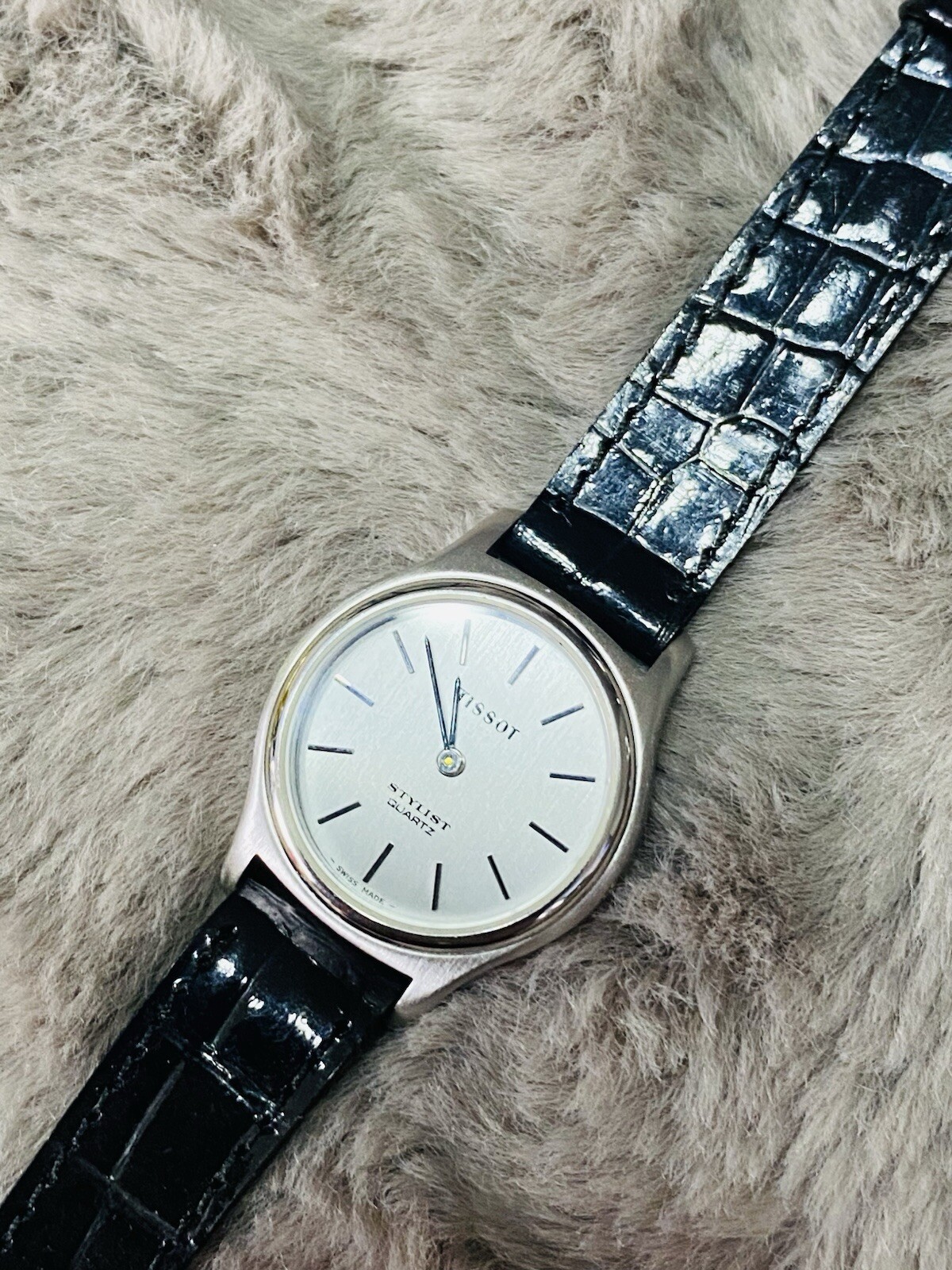 RARE Vintage Tissot Stylist Fond Acier Inoxydable Ladies Watch,Swiss, Brand New