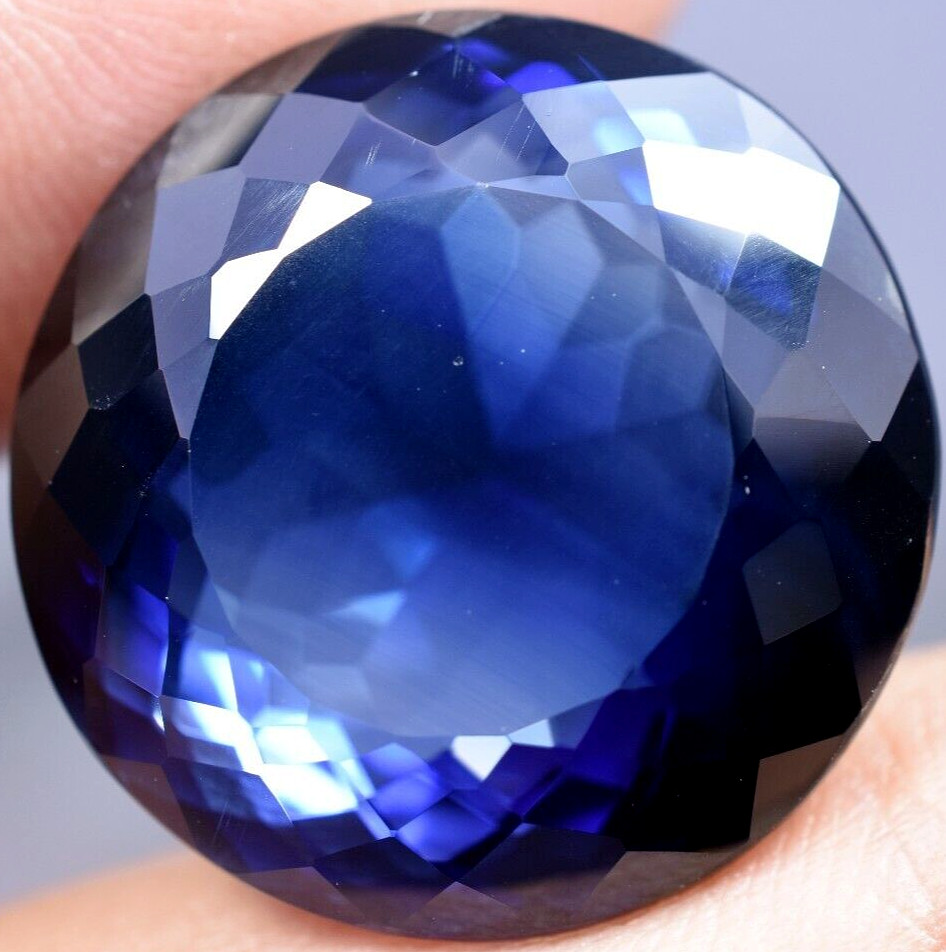 Natural 40.55 Ct GIGANTIC Royal Blue Sapphire GGL Certified Loose Gemstone