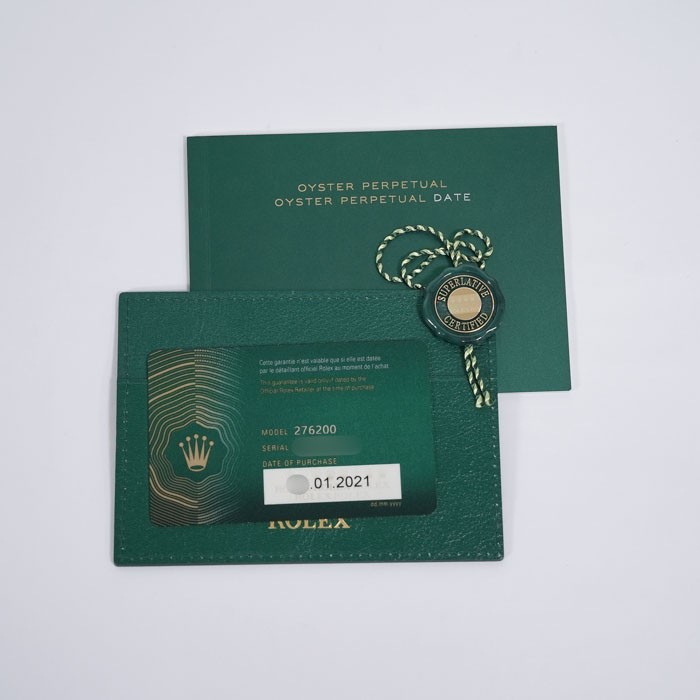 ROLEX Oyster Perpetual 28 276200 Pink Warranty 2021 Box/Paper
