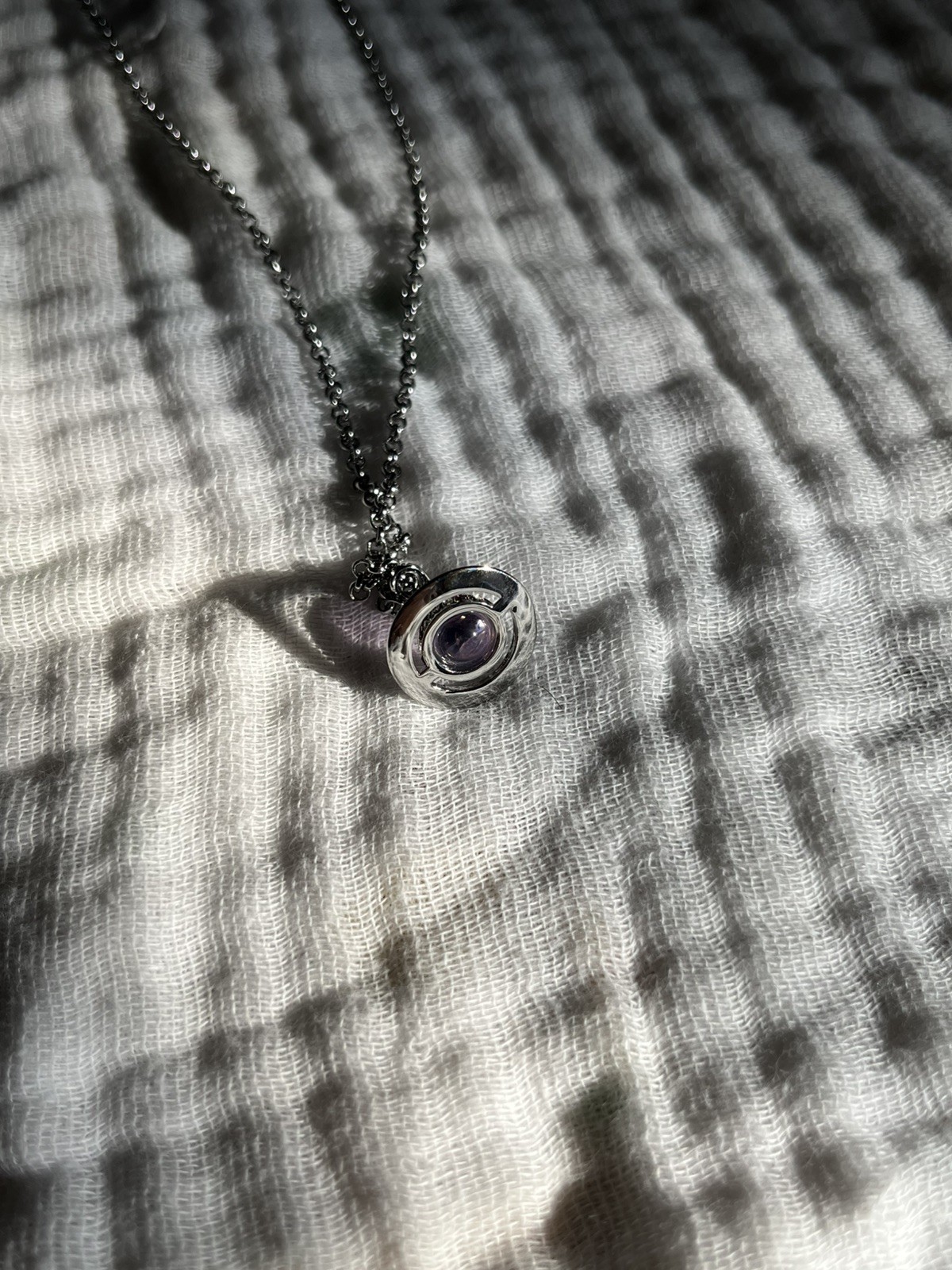 Vivienne Westwood Petite Orb Pendant Necklace (Purple)