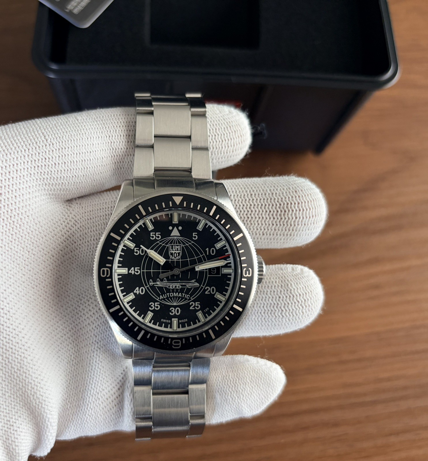 BRAND NEW Men’s Luminox Constellation Automatic Steel Pilot Watch XA.9601.M