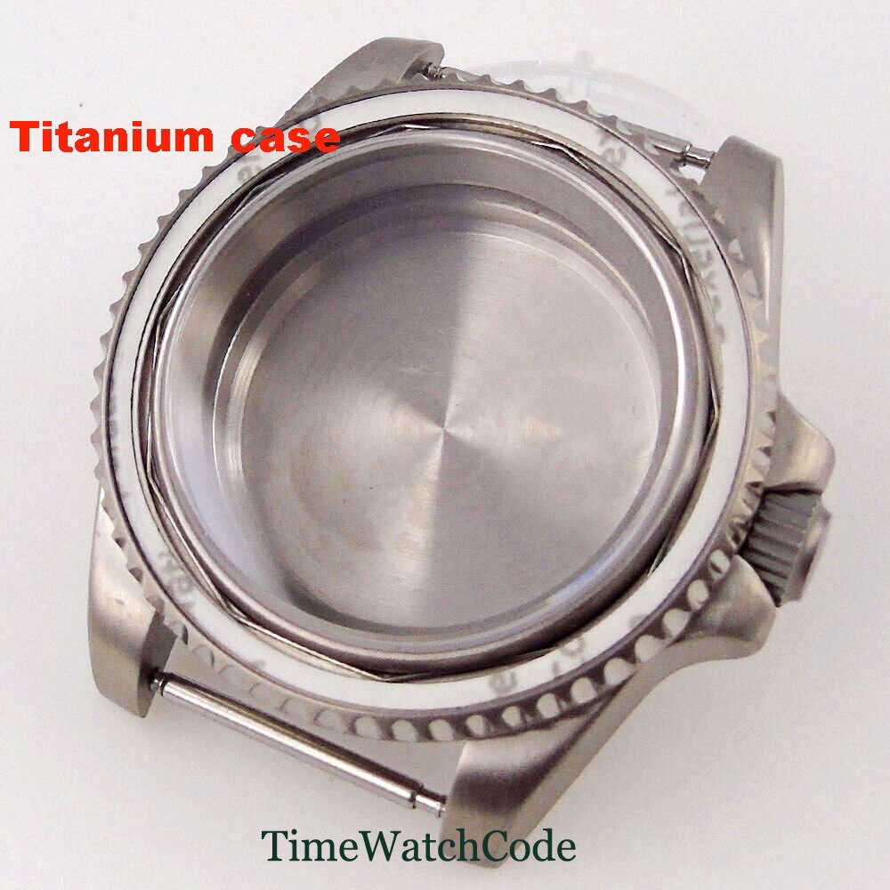 Titanium Watch Case 40mm 200m Waterproof Fit NH35 NH36 ETA2824 PT5000 Movement