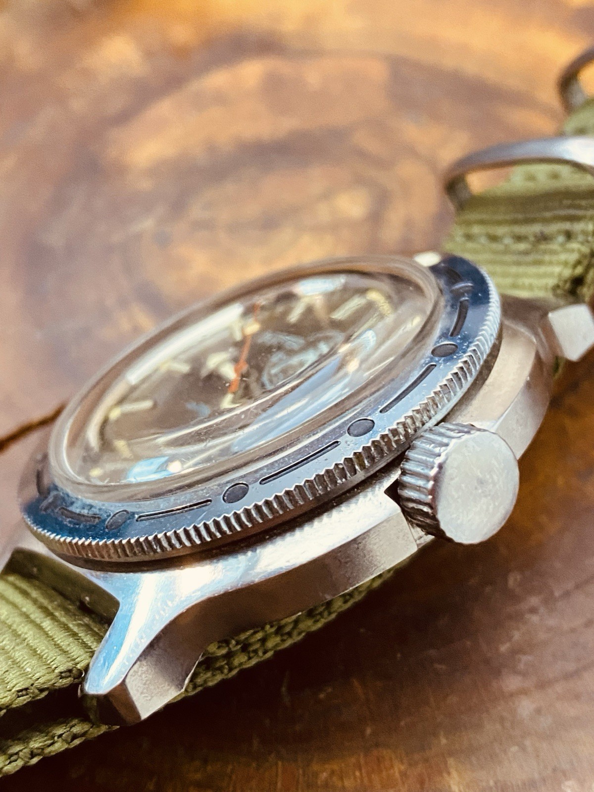 Rare Watch Vostok Titanium 2416Б Amphibian 21 Jewels Soviet USSR Vintage #7921