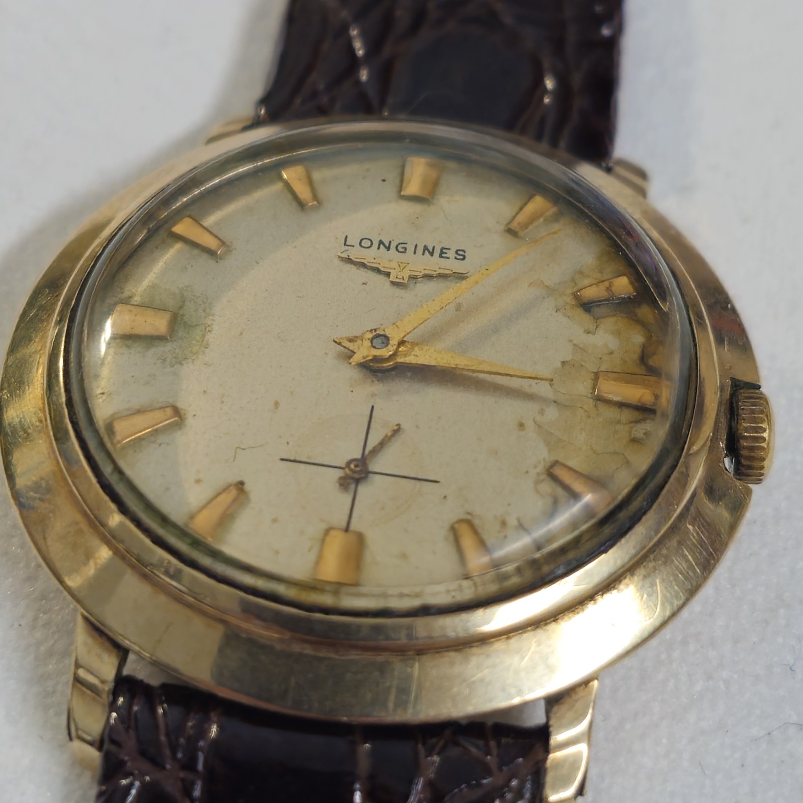 1954 Longines-Wittnauer Cal. 23Z 10K GF – Runs(2min Off In 24hrs)+ Leather Strap