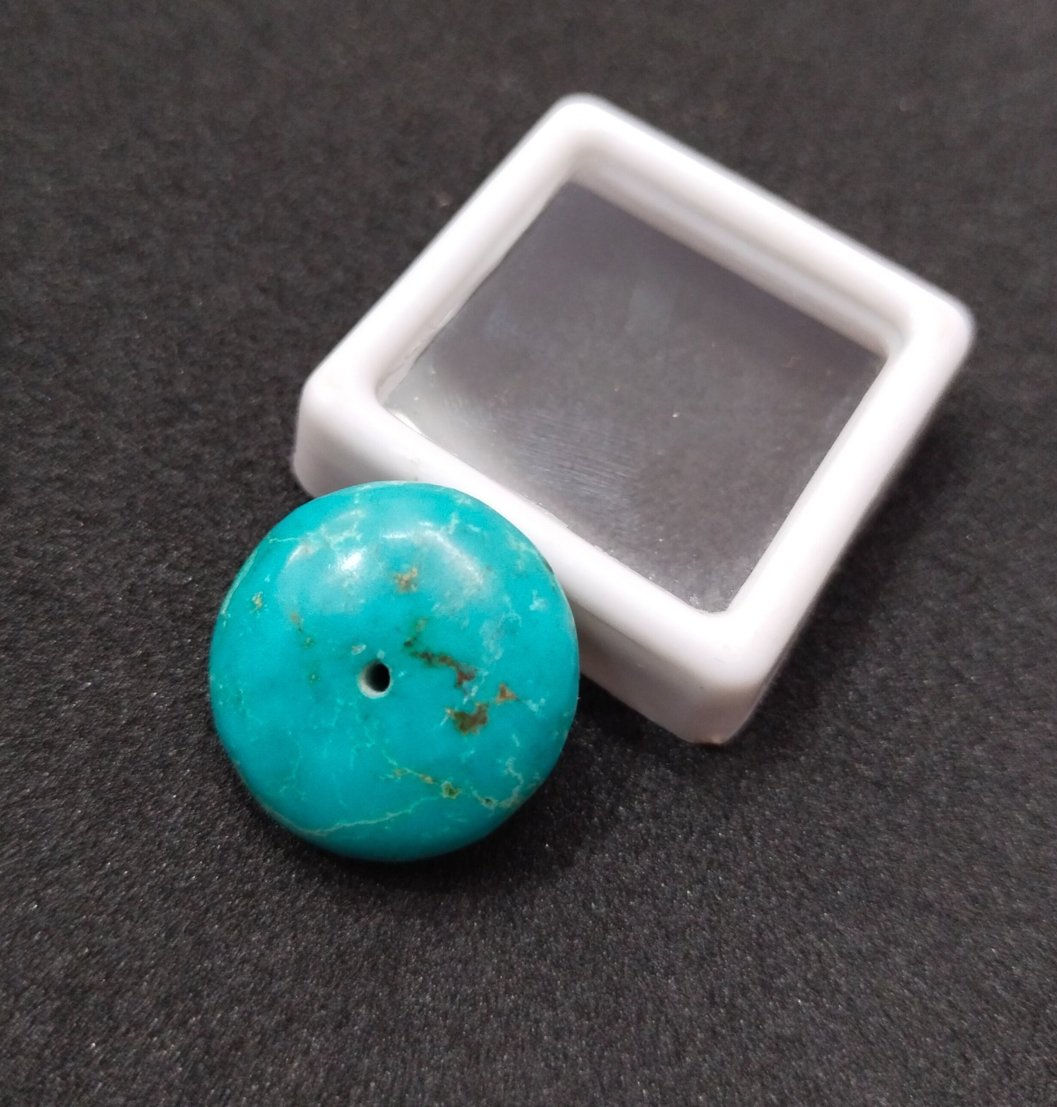 Tibetan Turquoise Round Tyre Beads, Real Undyed Gemstone (19×9 mm) Make Jewelry