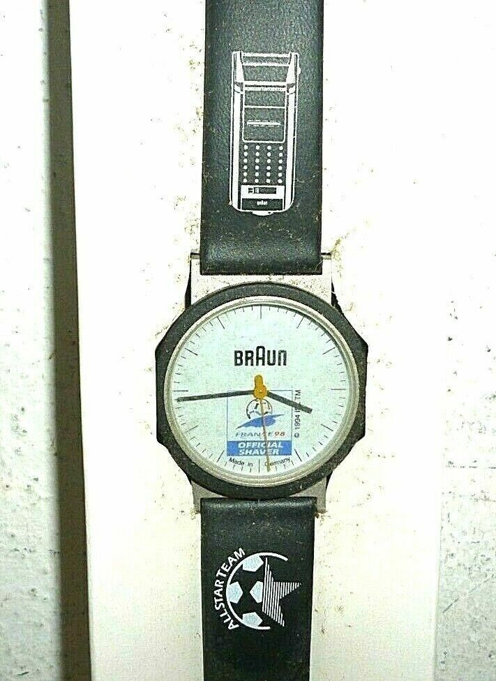 BrAun Soccer WorldCup France 1998 See You in Paris AllStar Team Wrist Watch