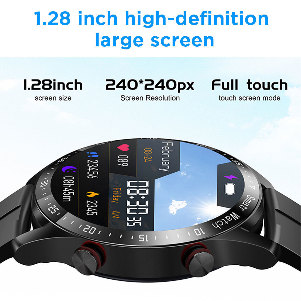 Smart Watch For Men Women Waterproof Smartwatch Bluetooth For iPhone Samsung