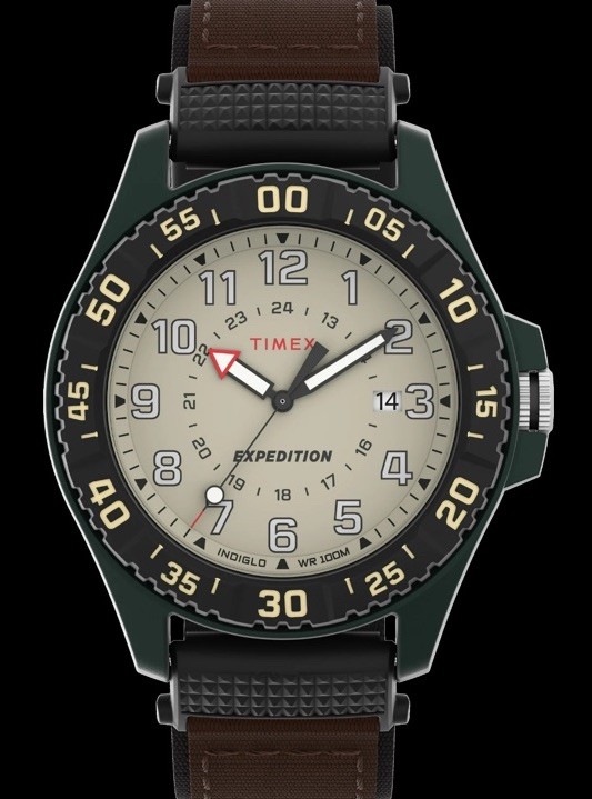 New Timex Expedition Acadia Indiglo Army Green Analog Watch TW4B26500