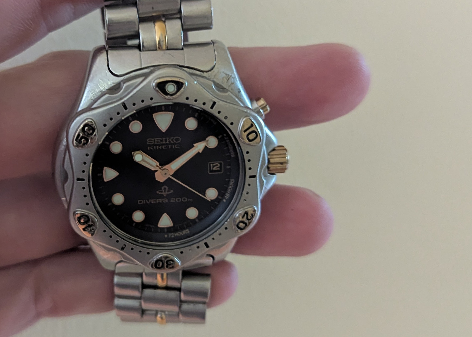 Seiko Kinetic Diver 200M 5M22-6A90 Starfish | New Capacitor, Crystal & Box