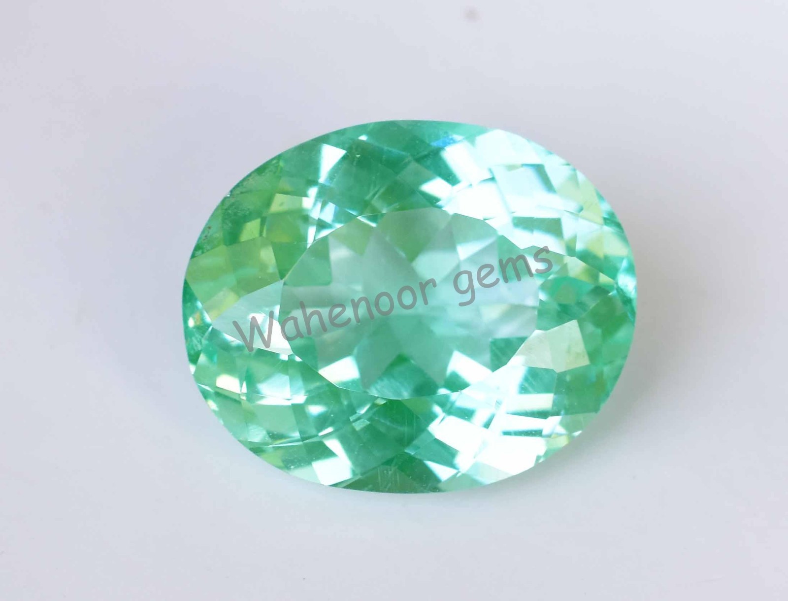 22.65 Ct Natural Paraiba Tourmaline Oval Blue Green Neon Copper Certified Gems