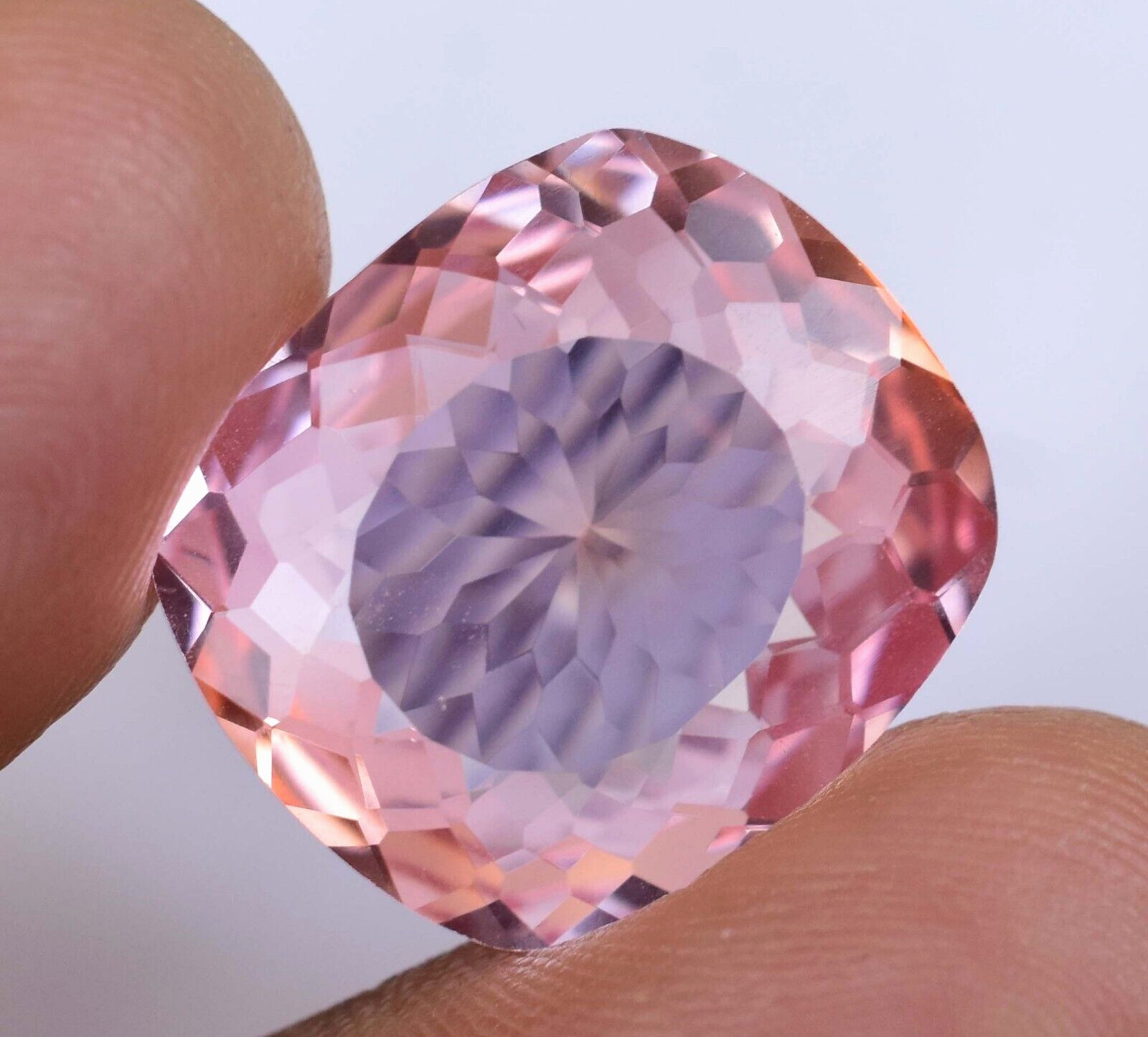 Natural imperial Topaz 23.95 Ct Cushion Stunning Flawless AGL Certified Gemstone