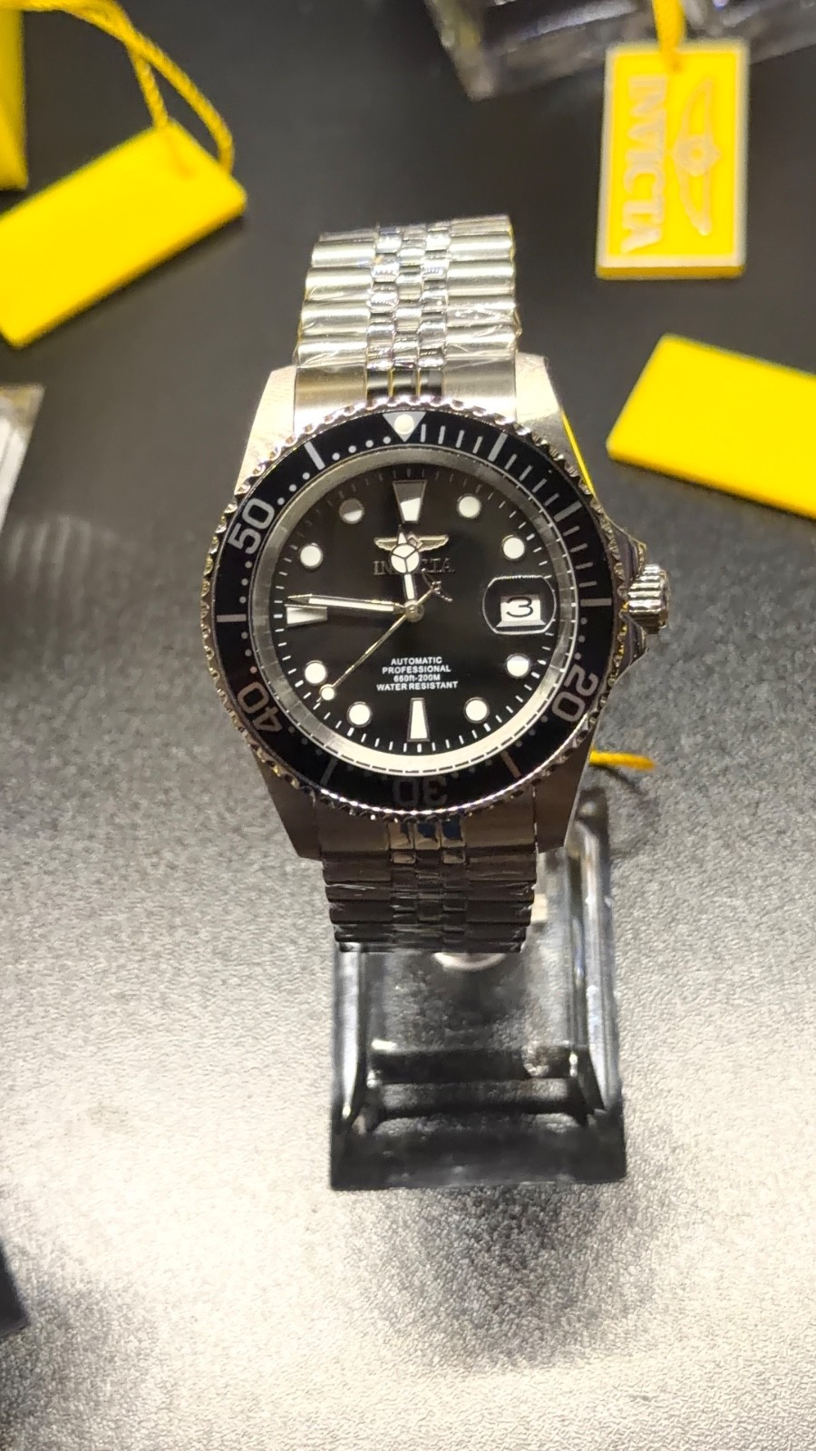 Invicta Pro Diver Navigator 30091 Automatic 42mm Black Dial Steel Men’s Watch