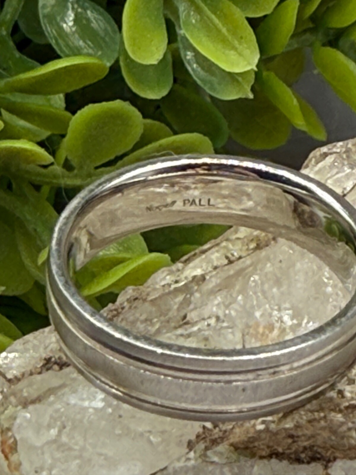 NEW Mens Palladium Wedding Band 6MM Size 10