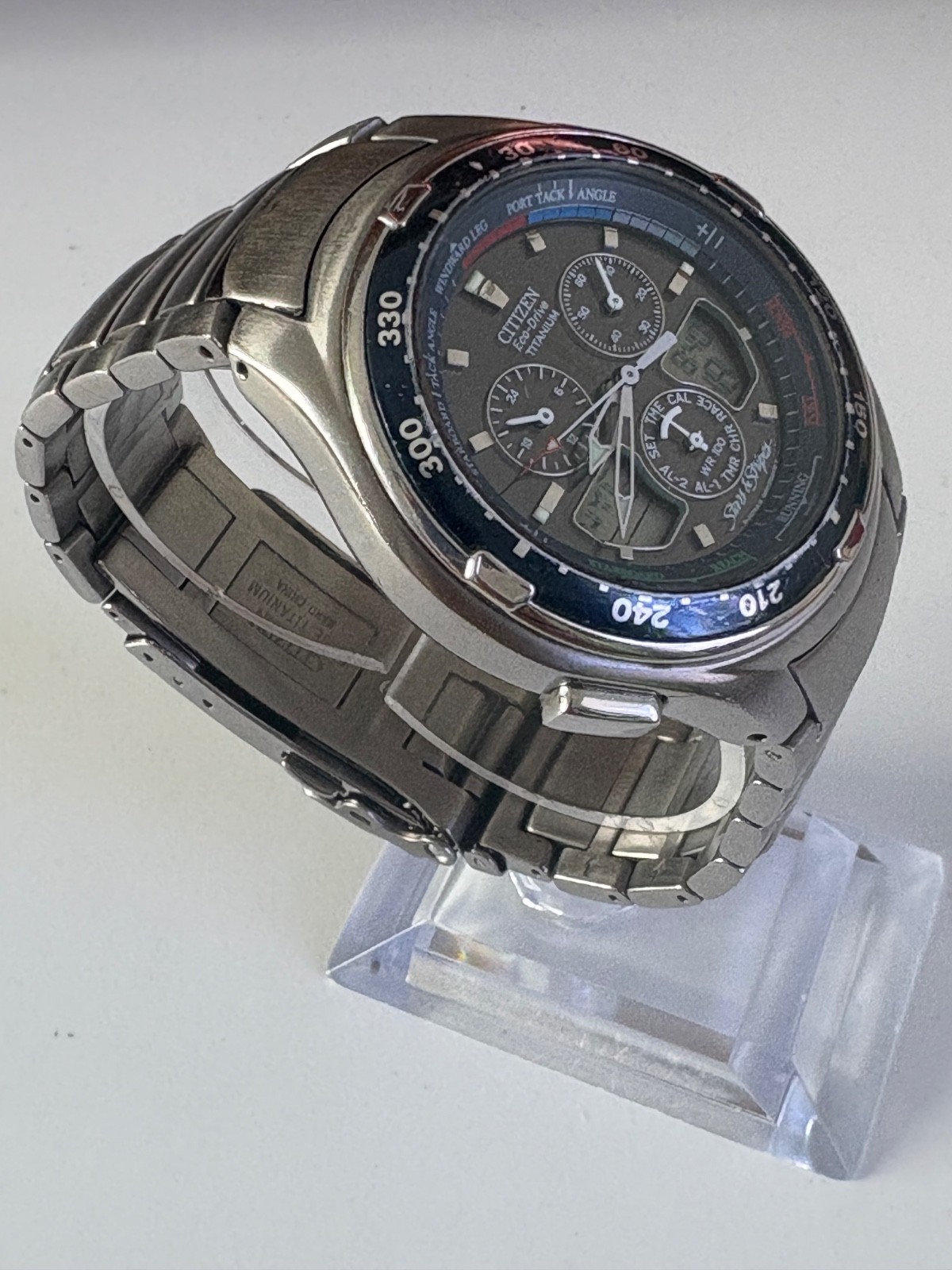 RARE TITANIUM CITIZEN ECO-DRIVE C660 “STARS & STRIPES” AMERICA’S CUP EDITION