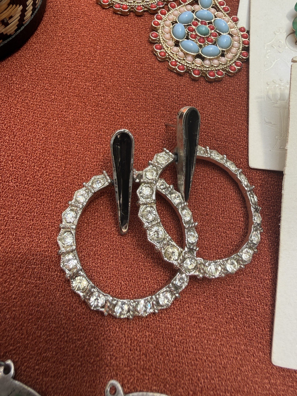 Jewelry NWT & used Earrings pins necklaces most intact, some craft pieces