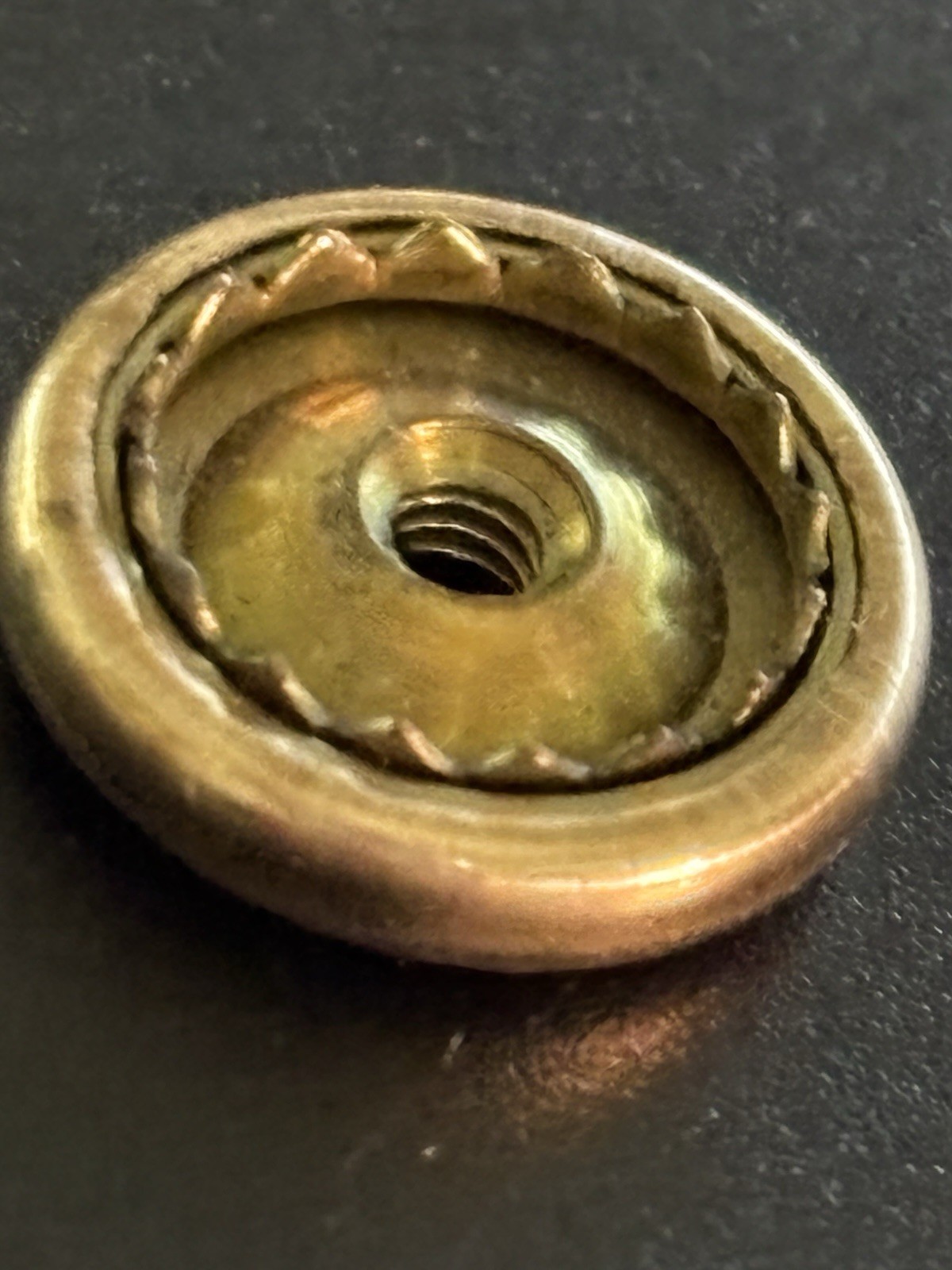 10K YELLOW GOLD USS UNITED STATES STEEL 45 YEARS AWARD PIN 2.3 g