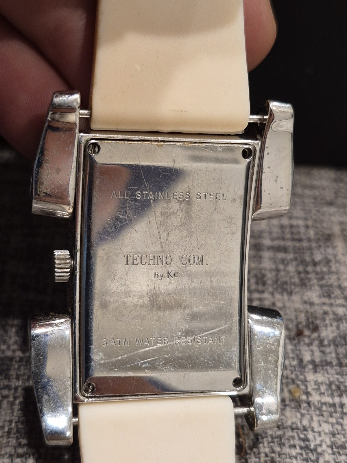 Techno Com by KC watches with Genuine Diamonds Fully Iced Out