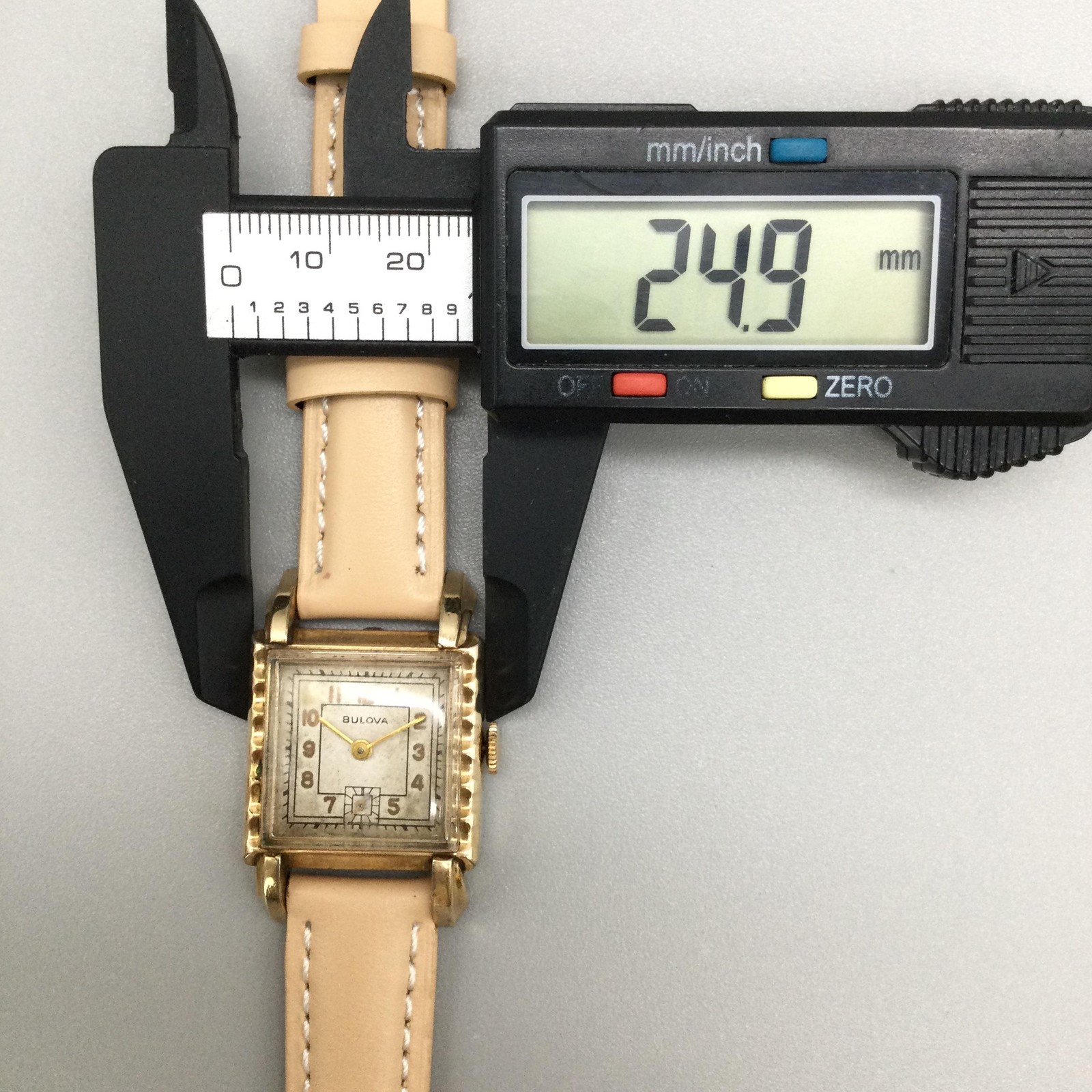 Vintage Bulova His Excellency Womens Watch 25mm 10L RPG Manual Leather Strap
