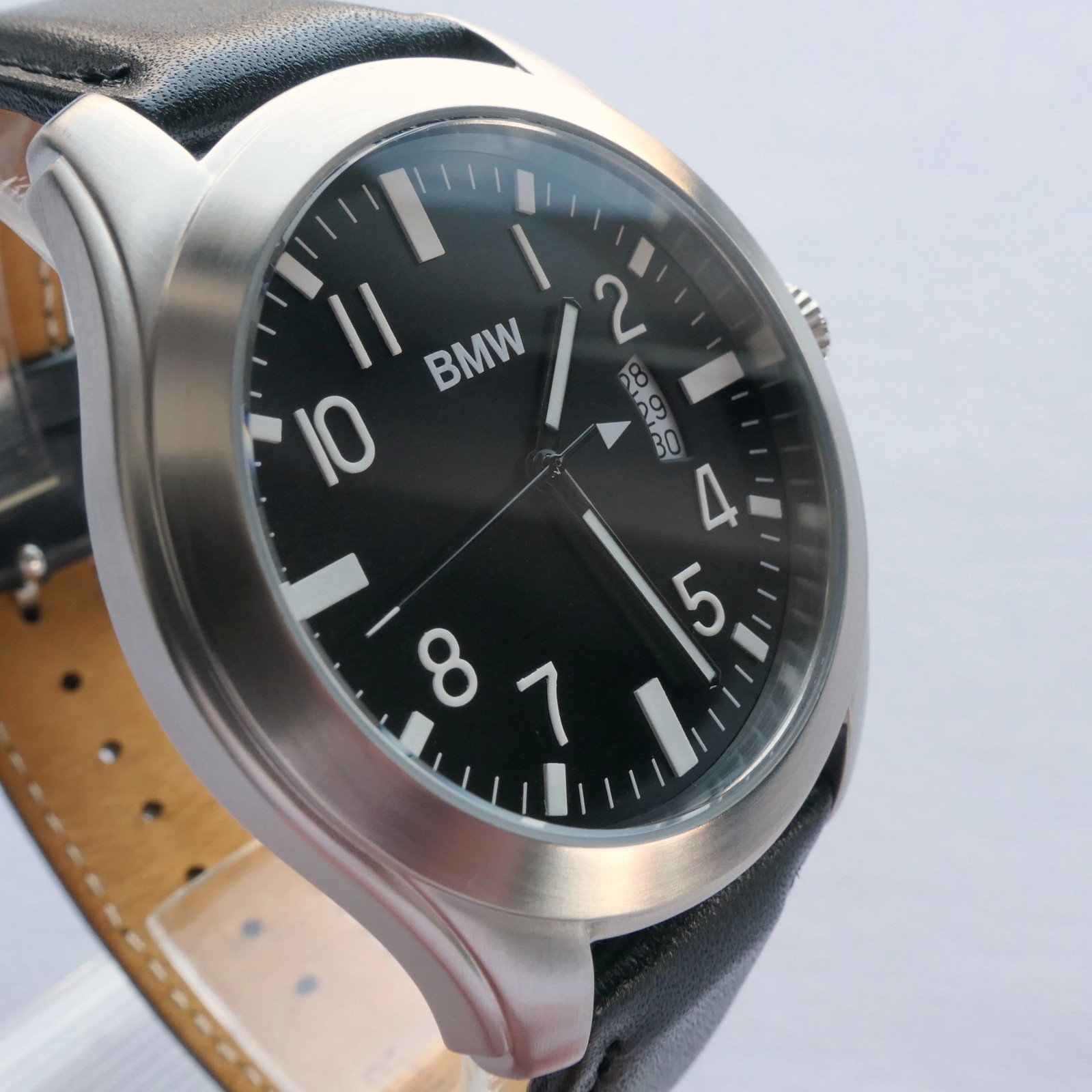 BMW Classic Pilot Racing Driver Sport Car Accessory Swiss Movement Luxury Watch