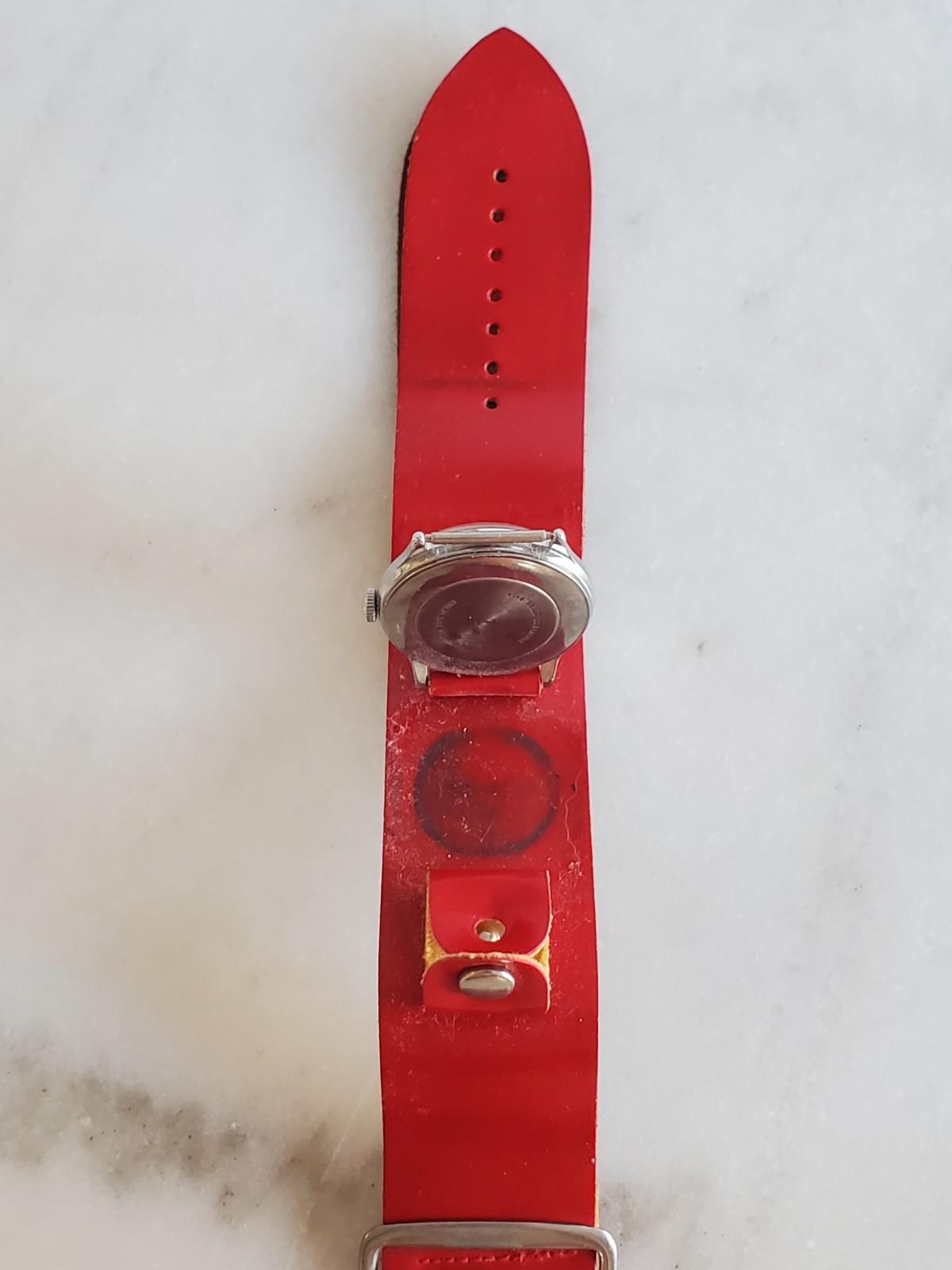 Vintage Mickey Mouse Watch Ingersoll Timex Disney Mechanical WORKS GREAT