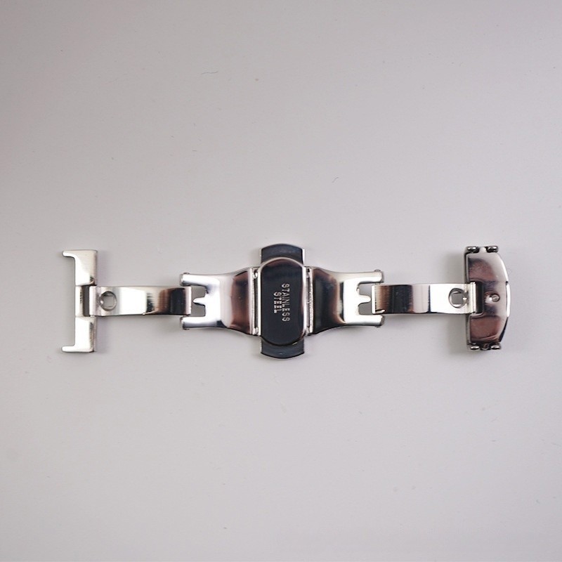 316L Stainless Steel Butterfly Deployment Clasp 18mm 20mm 22mm Watch Band Buckle