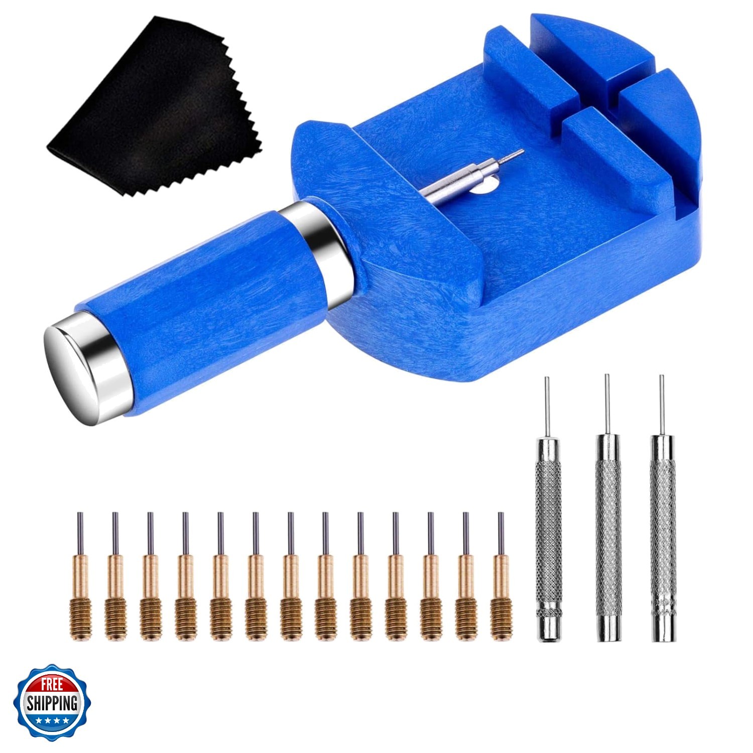 Watch Link Removal Tool Kit – Replacement Pins and Pin Punches for Bracelet S…