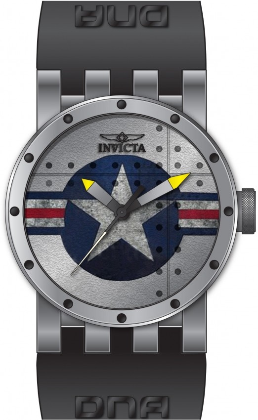 Invicta Men’s 11649 DNA Quartz 3 Hand Silver Dial