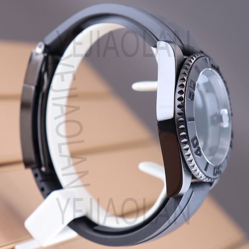 For Seiko Nh36 Stainless Steel 40mm Watch Cases nh35 Strap yacht Ceramic Bezel