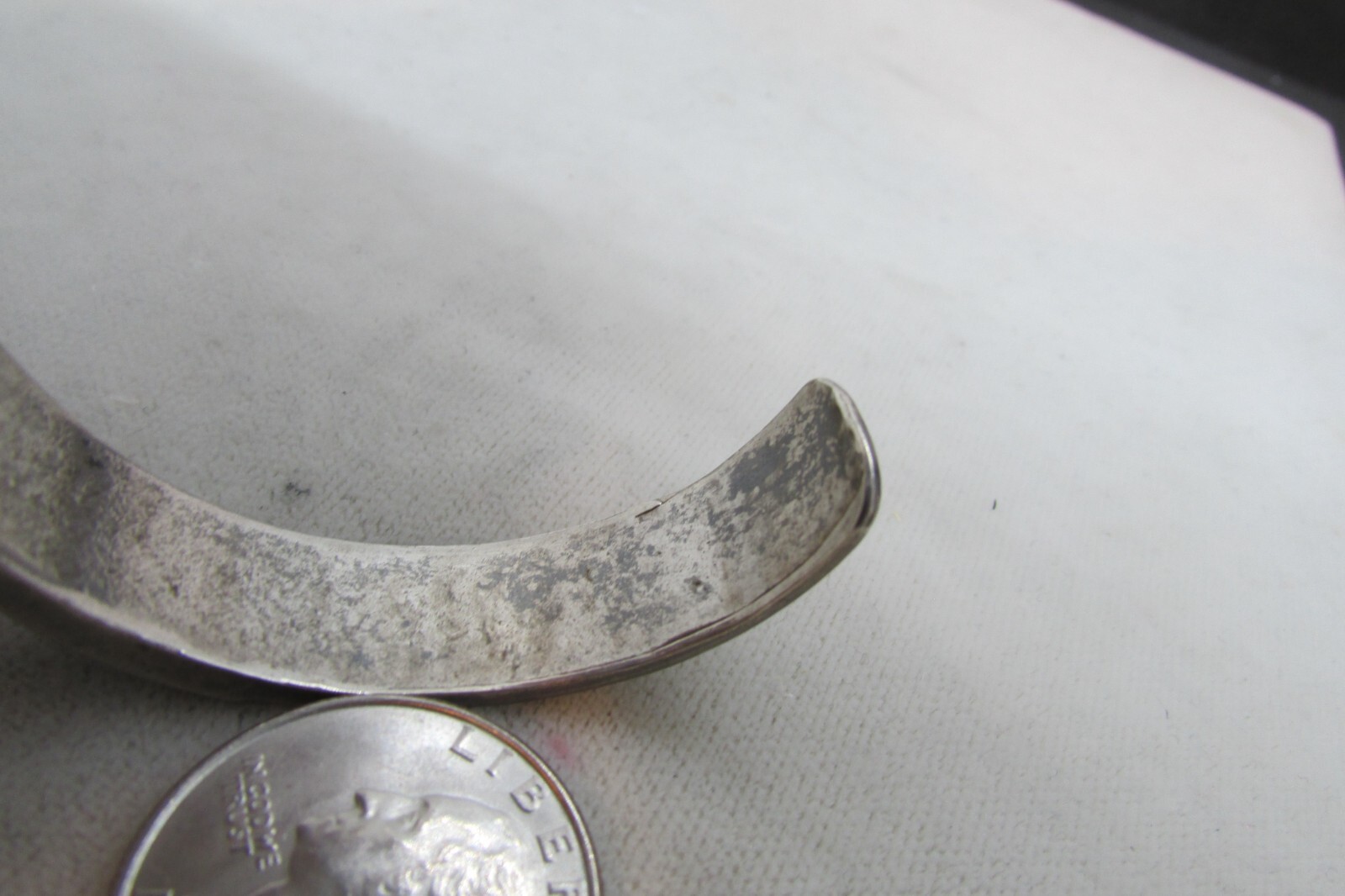 VTG SW N A 6 STONE TURQUOISE CUFF WEIGHT IS 40 GRAMS STERLING