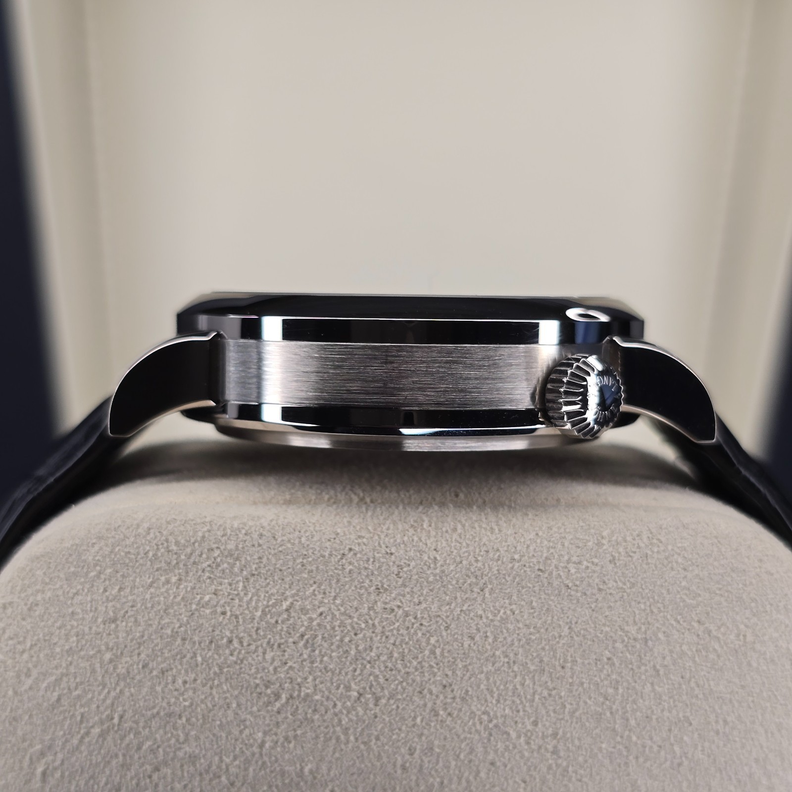 A. LANGE & SOHNE ZEITWERK 140.029 41.9MM 18K WHITE GOLD BLACK DIAL B&P