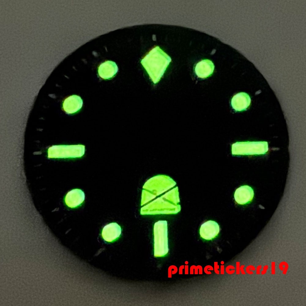 29mm Hallowmas Ghost Watch Dial Luminous Fit NH35 NH36 NH38 Movt Wristwatch Face