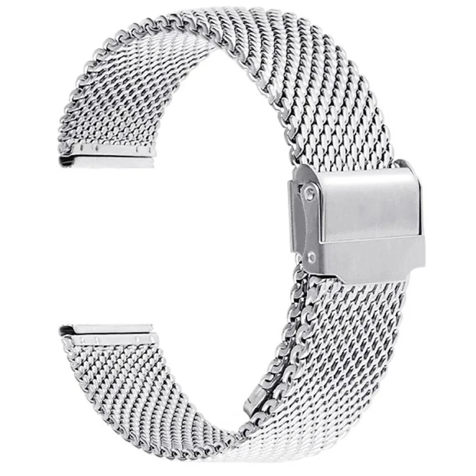 Milanese Stainless Steel Watch Band Mesh Strap Bracelet 18mm 20mm 22mm 24mm