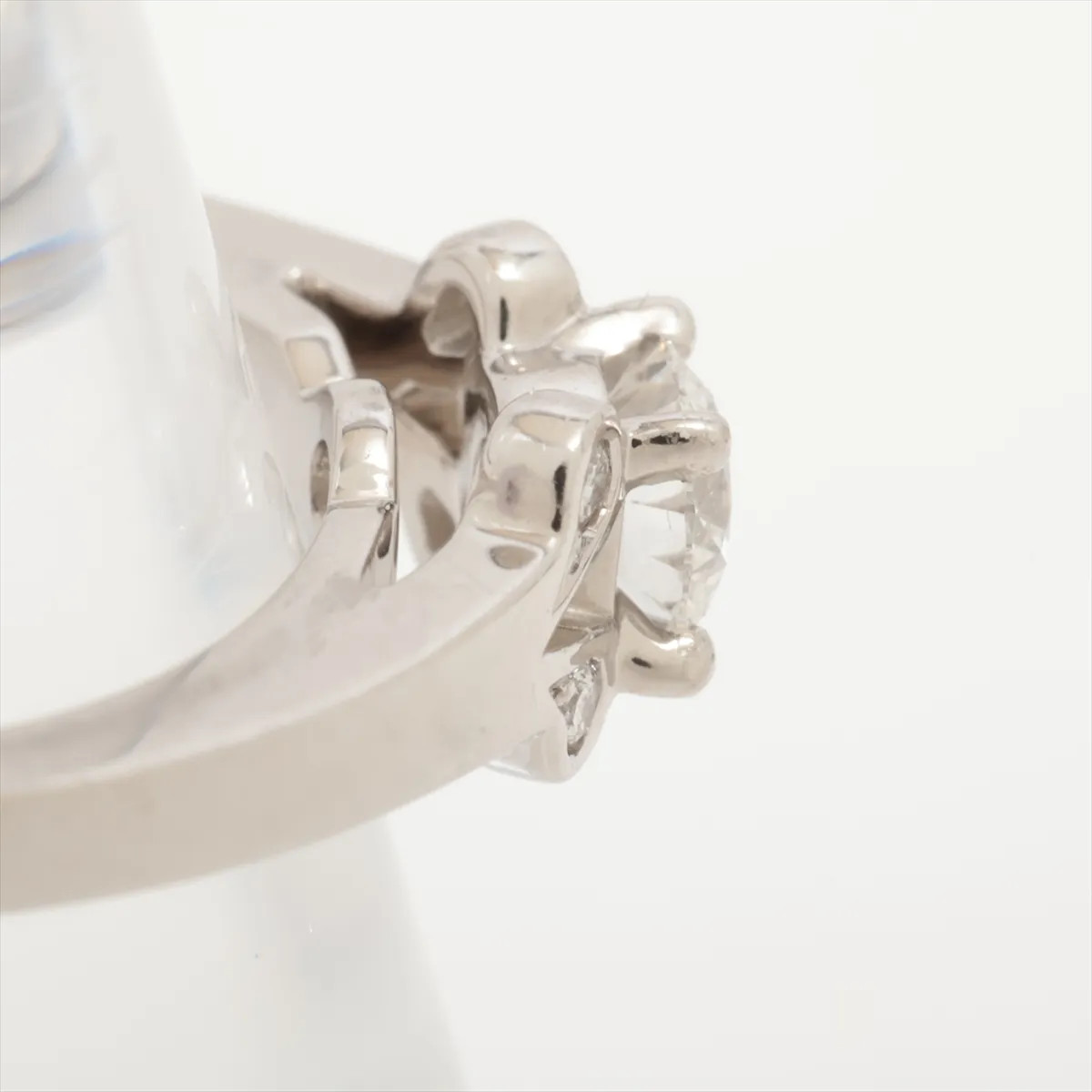 Cartier Ballerina diamond Ring Pt950 4.6g 0.25D D VS1 3EX NONE 49