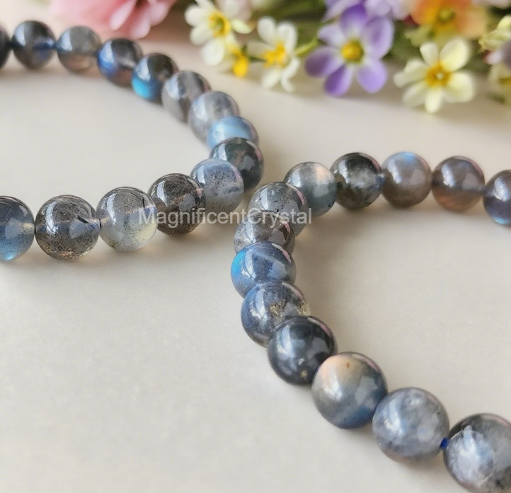 2025Bestseller 1pc Natural Labradorite Stone Bracelet Healing Energy Jewelry