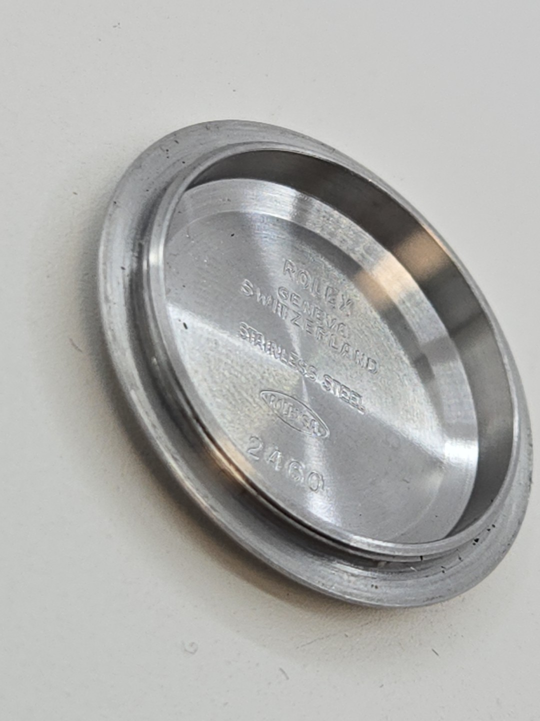 Rolex Caseback 2460 , Stainless Steel,
