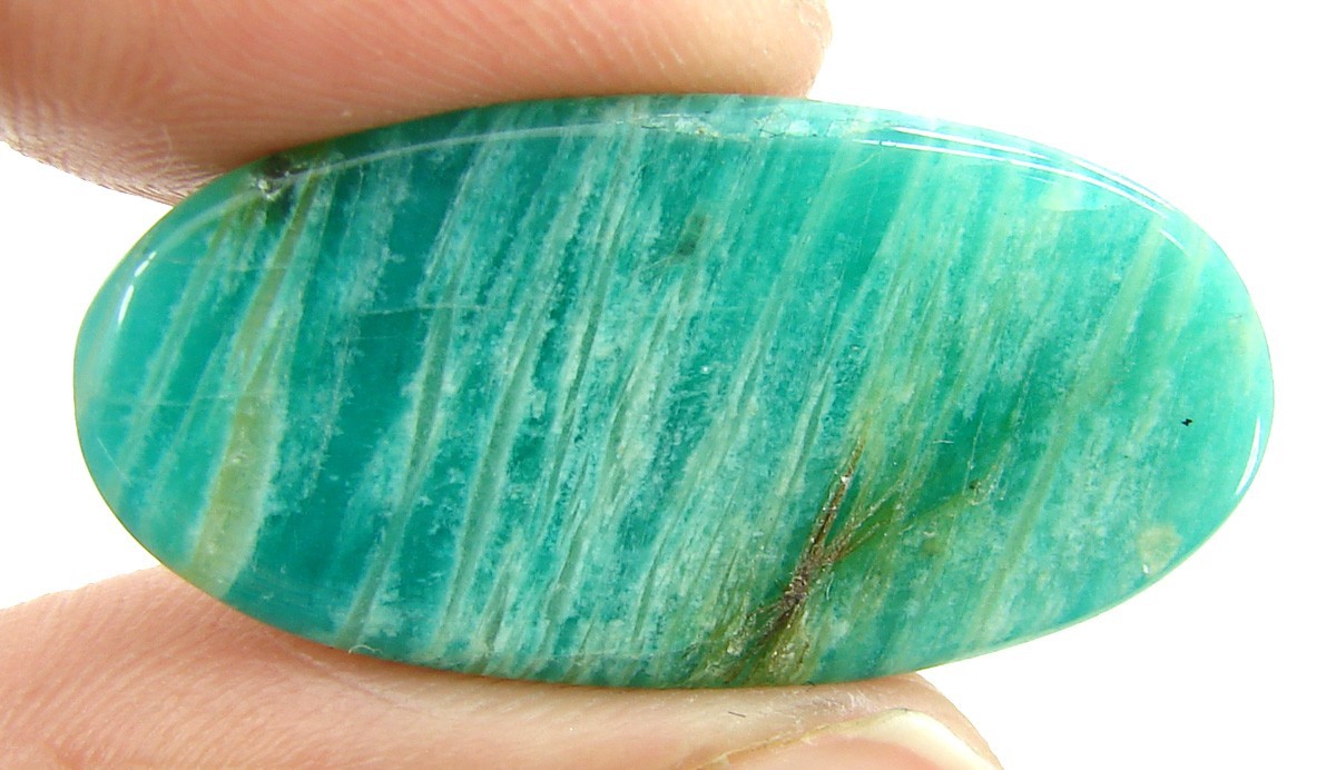 25.20 Ct Natural African Amazonite Loose Gemstone Cabochon Wire Wrap Stone-2456