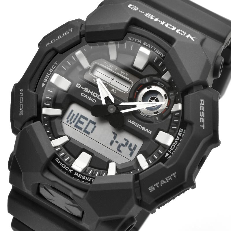 CASIO G-SHOCK GA-010-1AJF Carbon Big Case Analog Digital Watch Black 51.9mm