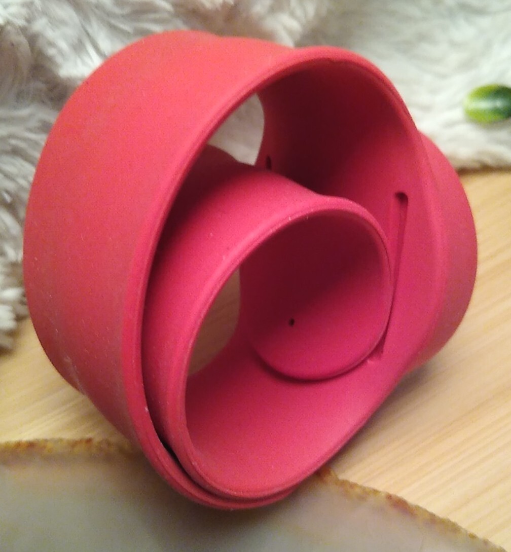 SLAPPIE Original Silicone Slap Watch RED 💫WORKS💫, Pre-owned !
