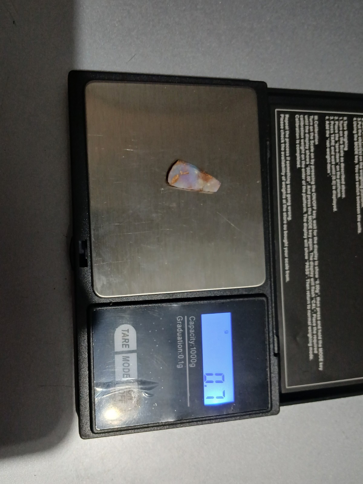 Australia Boulder Opal Unknown Field R2058 Specimen 3 Carat
