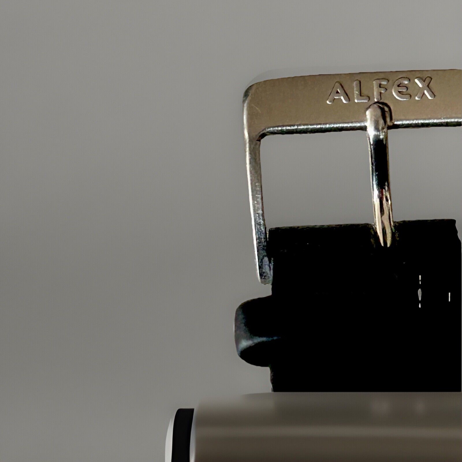 Vintage ALFEX Moments Watch DESIGN By TAKASHI KATO Black Band Needs Battery L-9