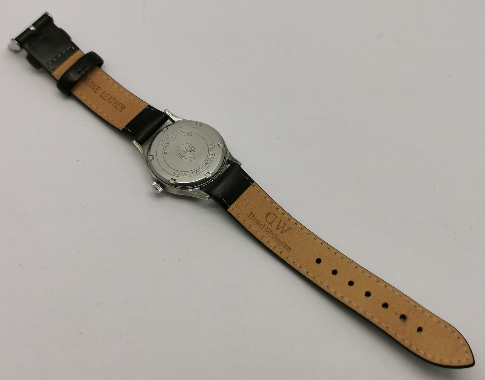 Vtg 1940 Avia Denisteel Case Military Style 15 Jewel 30mm Mechanical Gents Watch