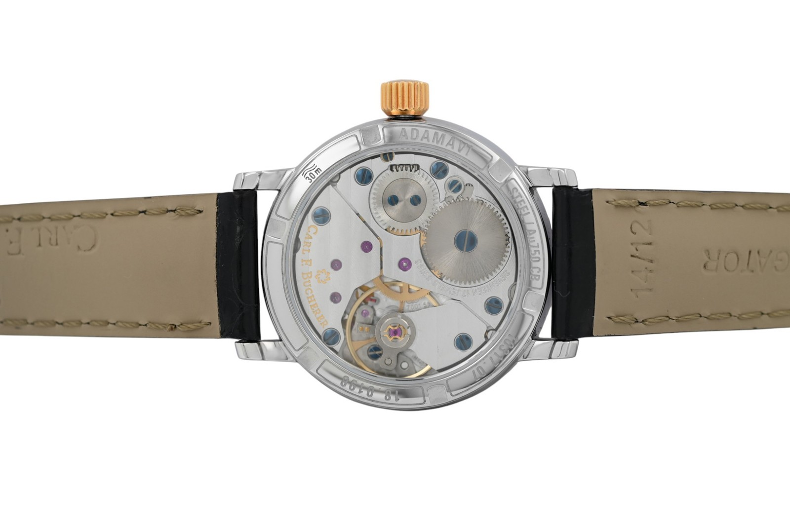 Carl F. Bucherer Adamavi 00.10317.07.26.01 18K Gold Steel 28MM Ladies’ Manual