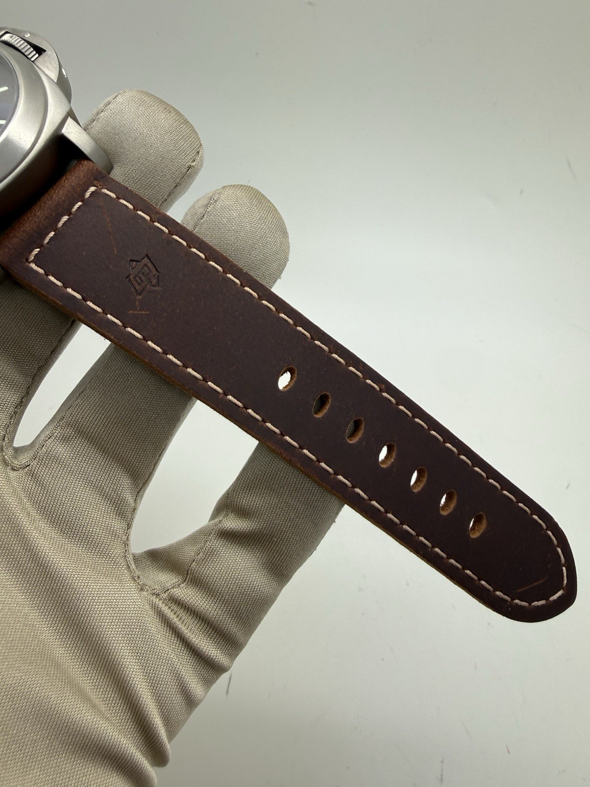 2021 Panerai Luminor 44mm Titanium Brown Dial Manual Wind PAM00061 PAM61 B+P
