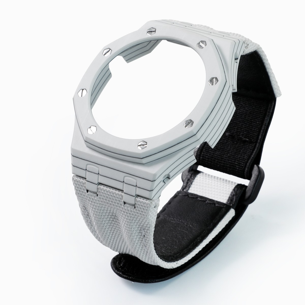 Carbon Fiber Case+Nylon Strap Modification kit For Casioak GA2100/GA2110 Diy Set