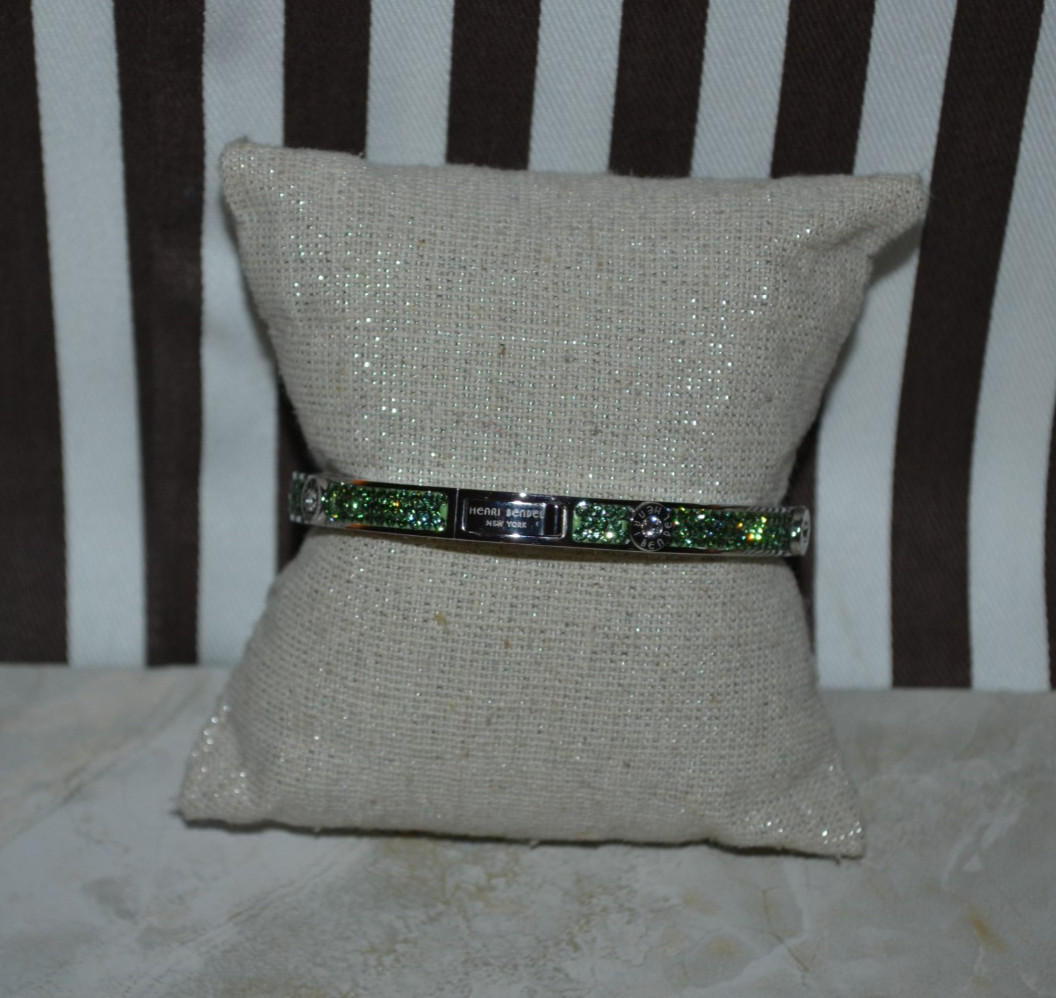 Henri Bendel Miss Bendel Pave Bangle Bracelet