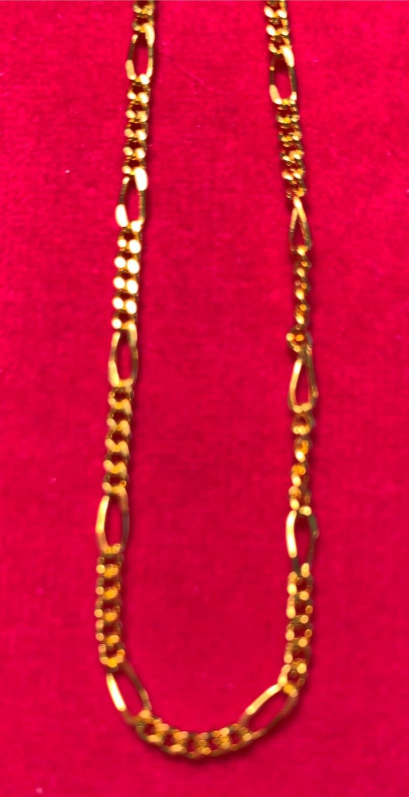 9 1/2 INCH OR 10 1/2 INCH 14KT GOLD PLATED 2MM FIGARO ANKLET USA SELLER