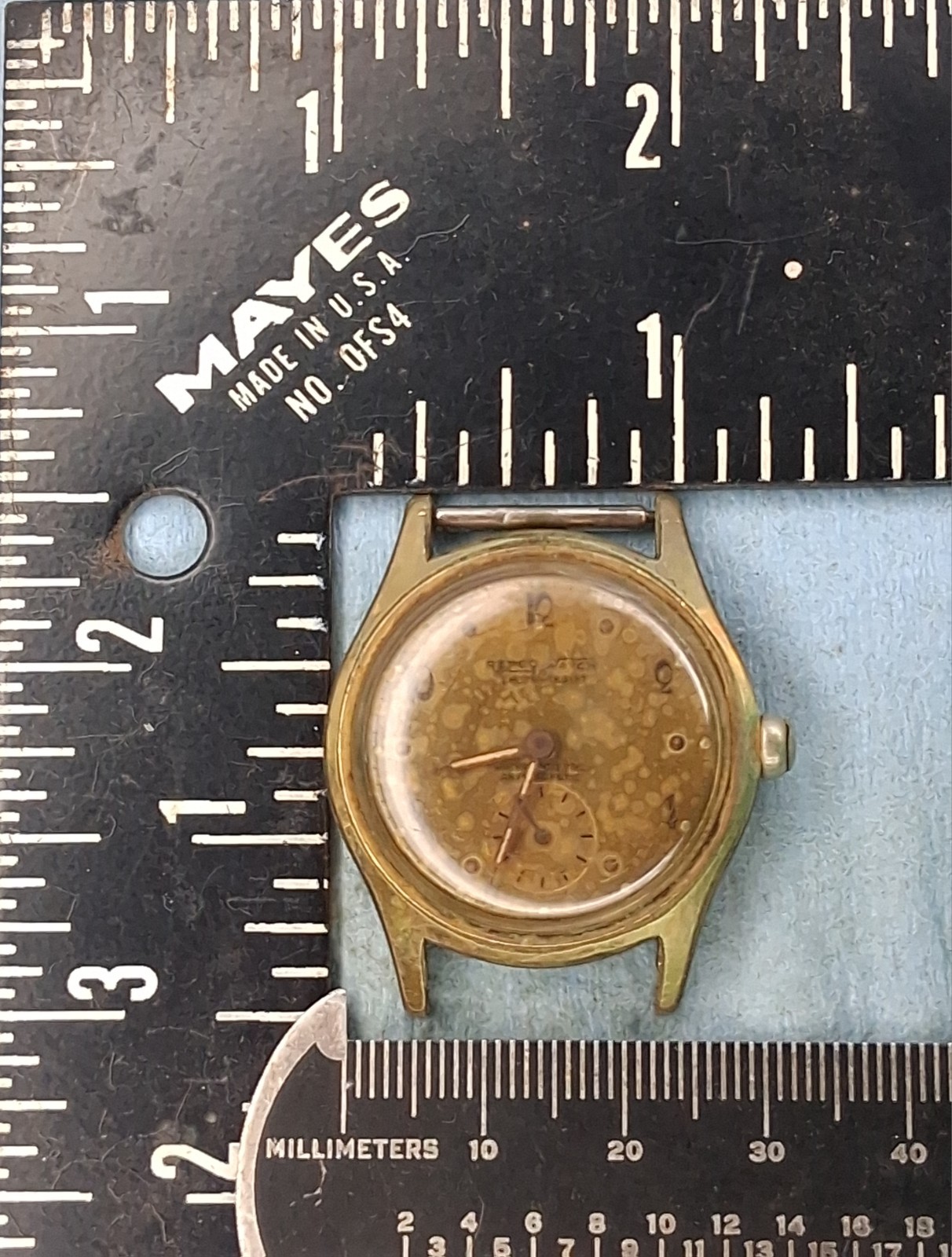 Lot W54 Mens Repco Watch Marlin 15J Manual Wind Up Movement Vintage Watch Parts